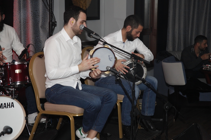 Charbel Khalil and the band at Burj on Bay 